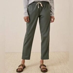 Pact Daily Twill Pant in Castor Green Jogger 100% Organic Cotton Size Medium